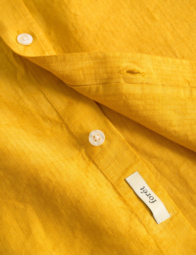 Forét Beam Tencel Ripstop Shirt - Amber Shirts & Tops 