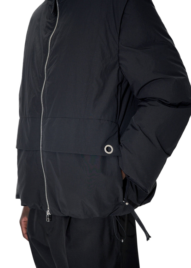 PAST TENSE Hybrid Puffer Jacket - Black 