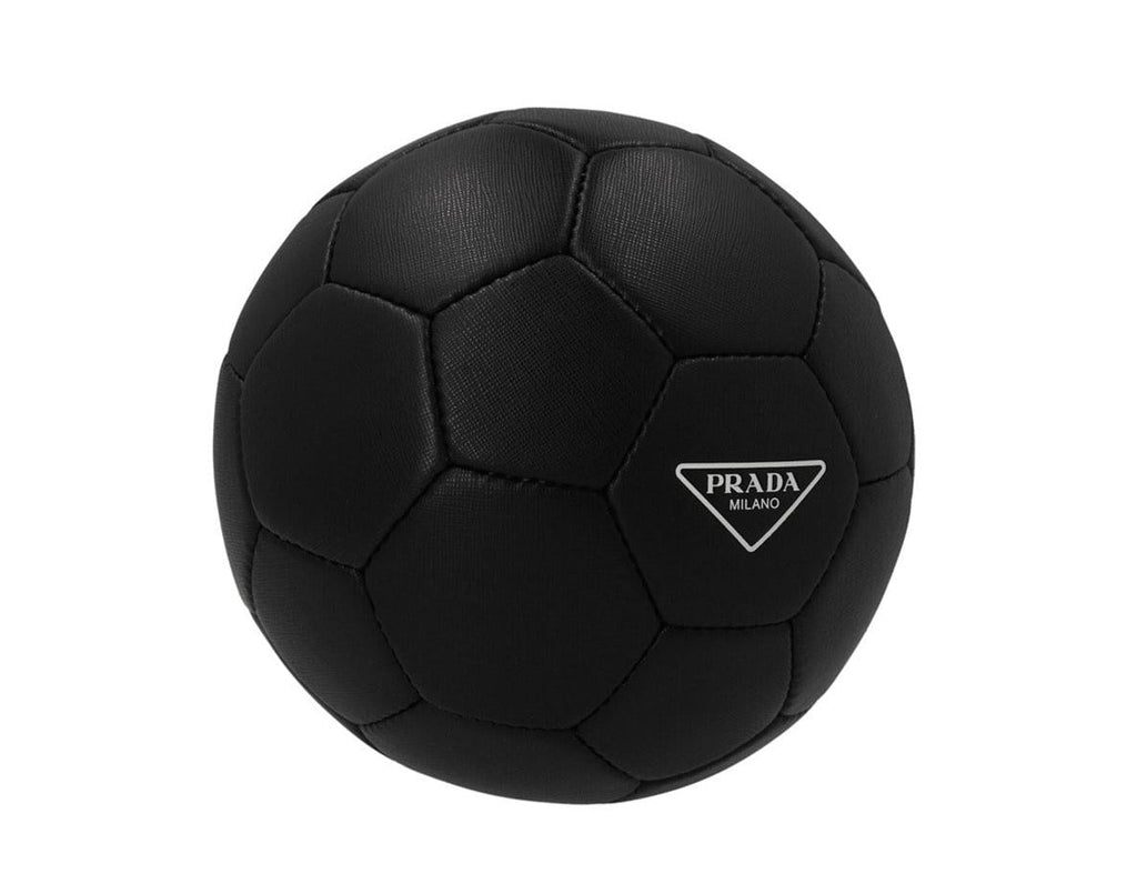 Prada Leather logo ball 