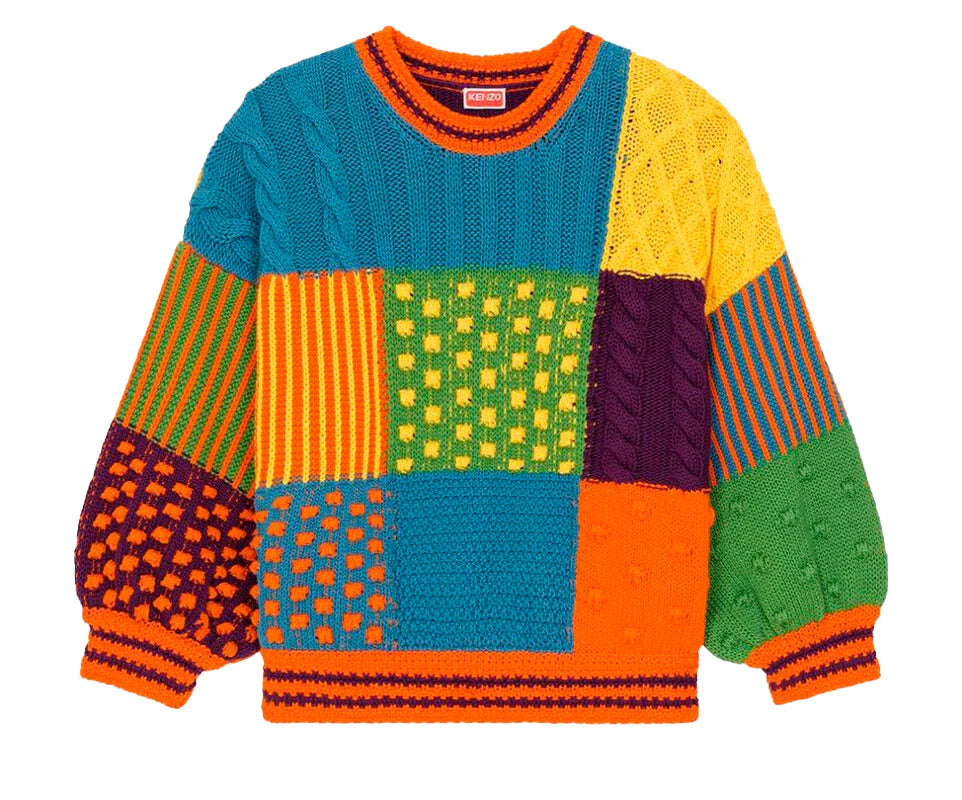 KENZO Psychedelic Cable Jumper 