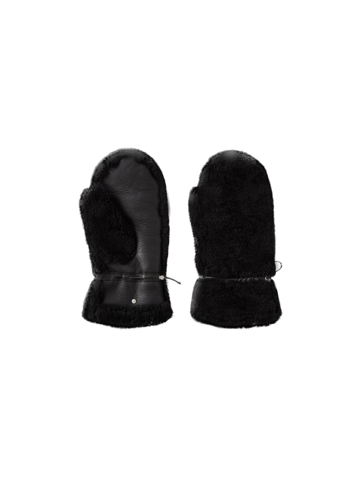 PAST TENSE Shearling Mittens 