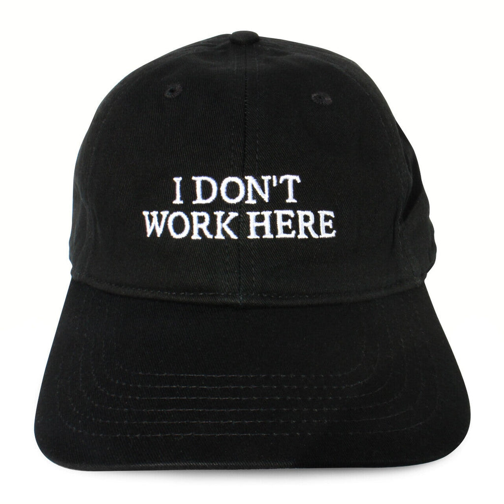IDEA SORRY I DON'T WORK HERE HAT (Black) 