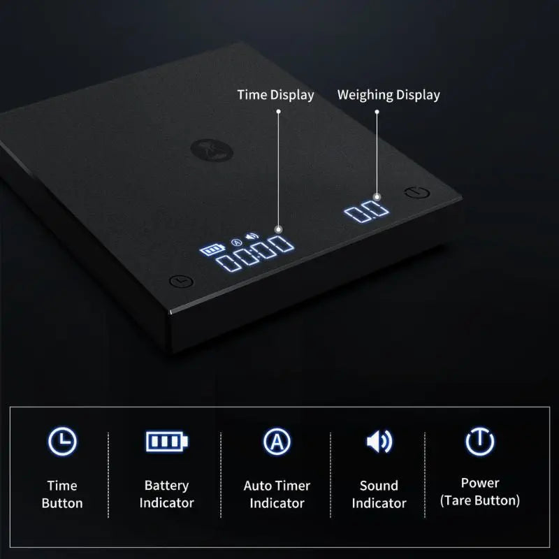 Timemore Black Mirror Basic Plus Digital Scale with USB-C Timemore