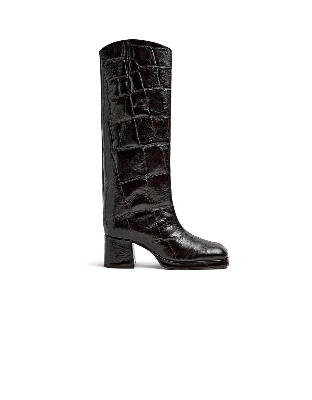 Tundra Maxi Croco Tall Boots