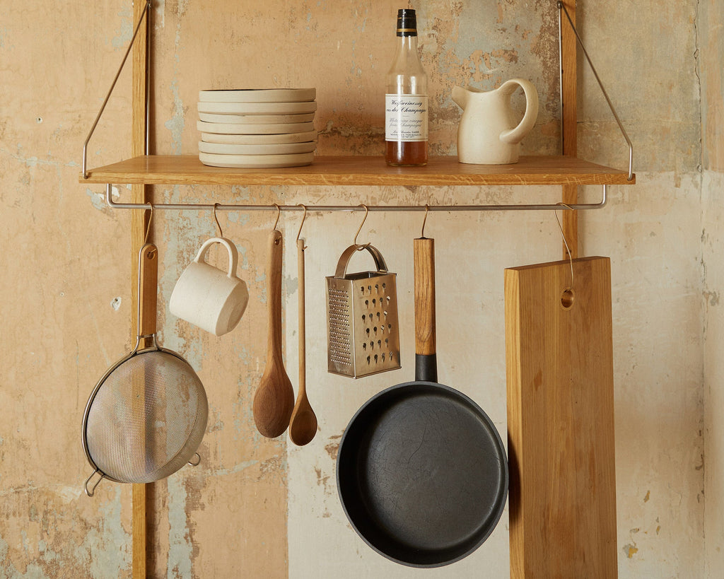 FRAMA - シェルフ ライブラリー ハンガー セクション | ナチュラルオーク | H114.8 / W80