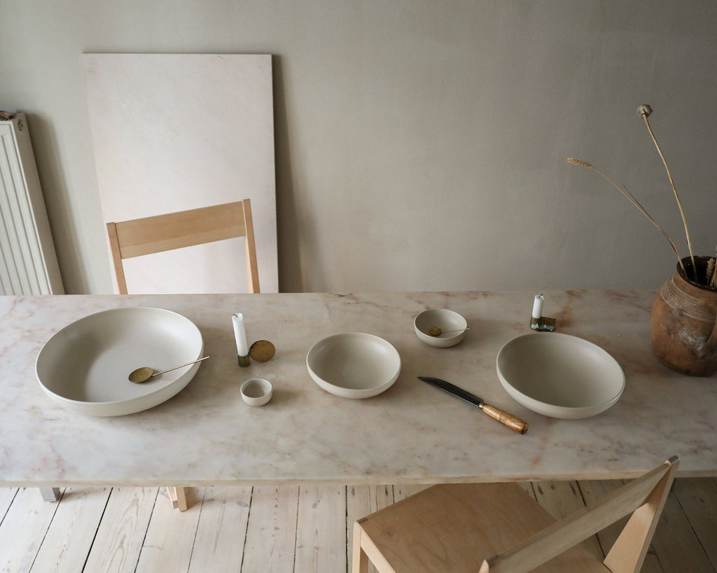 FRAMA - Otto Ceramic Shallow Bowl | Natural | Extra Small Frama