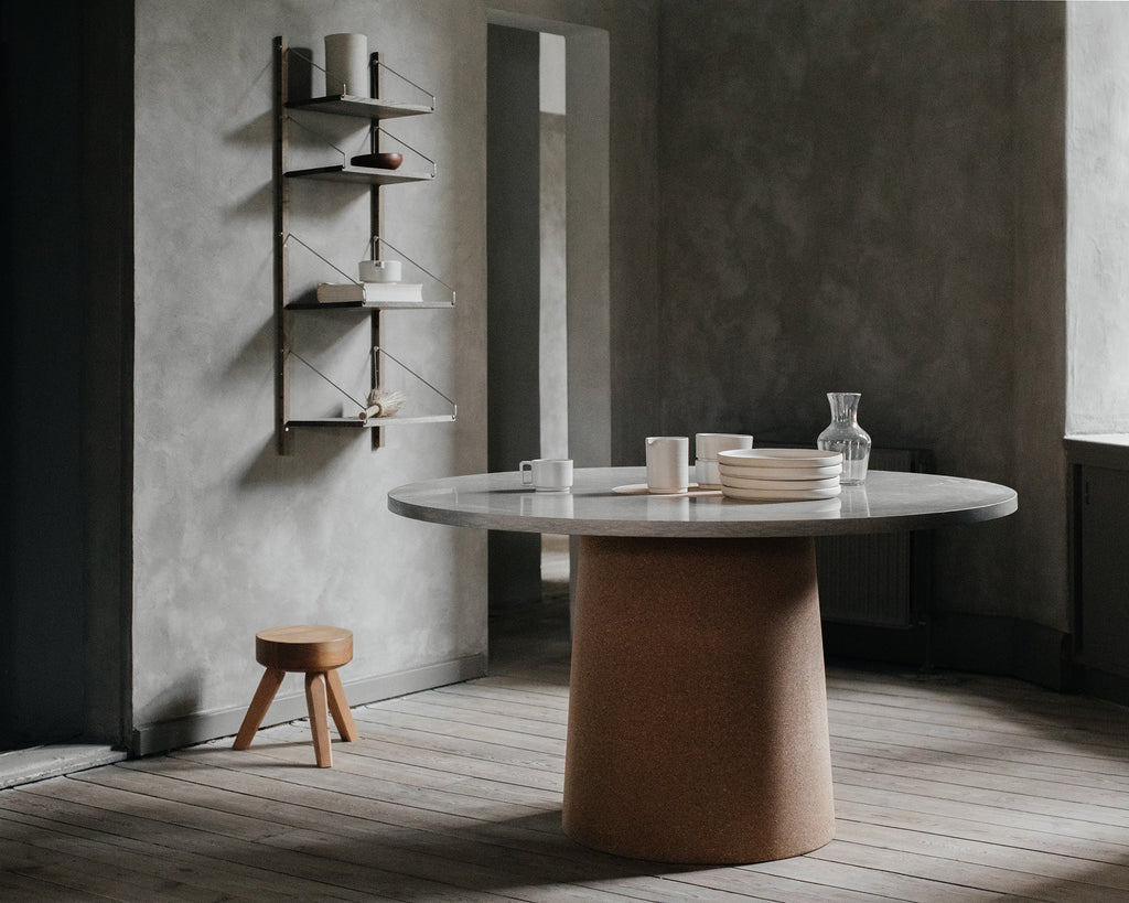 FRAMA - Sintra Dining Table | Blue Ataija Marble / Cork FRAMA