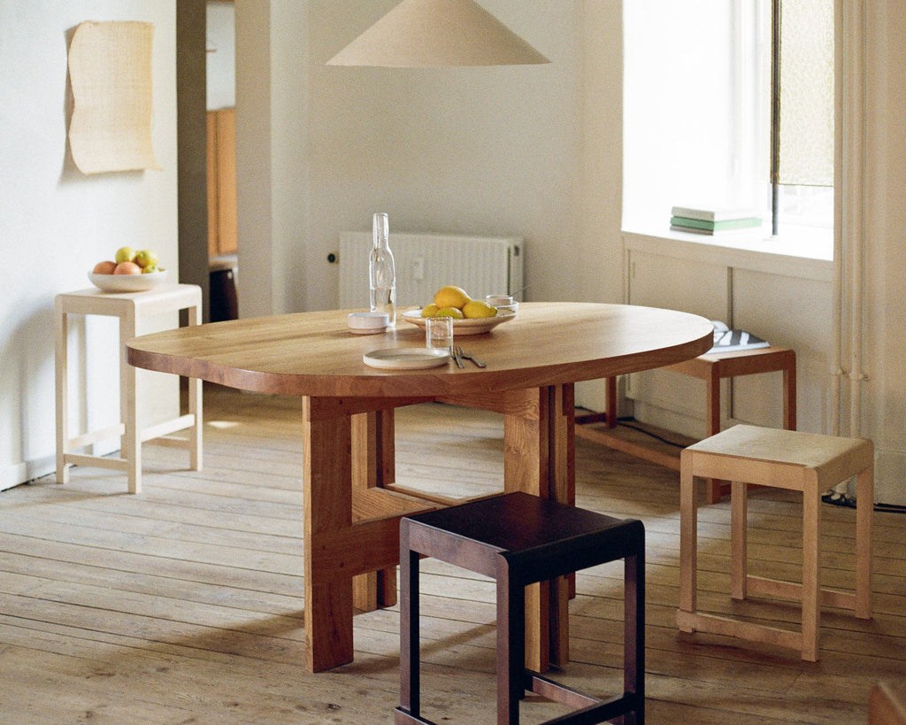 FRAMA - Low Stool 01 | Natural Birch