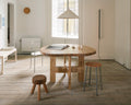 FRAMA - Farmhouse Trestle Table | Natural Oak | Pond