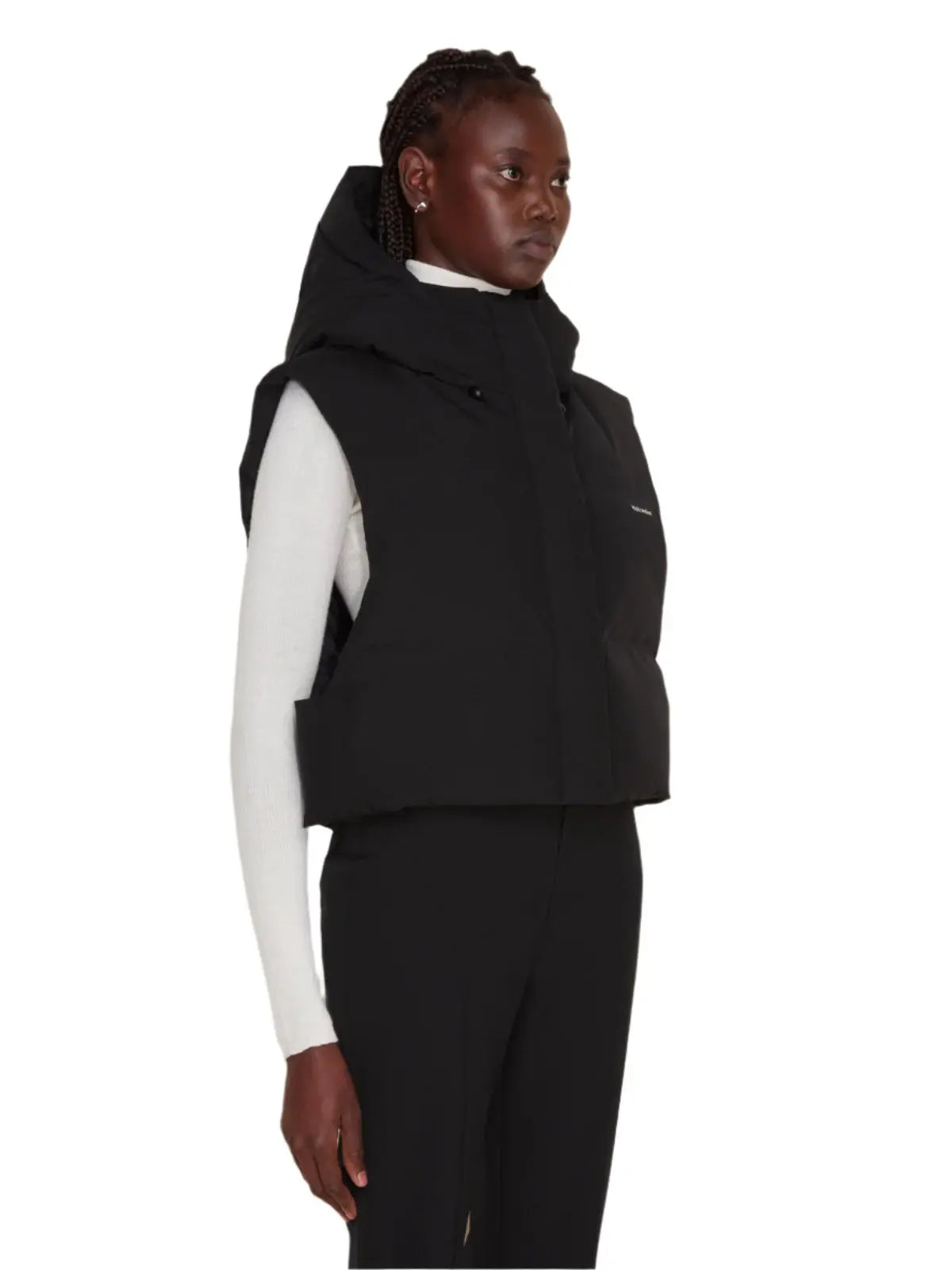 Sula Down Bib Black Holzweiler