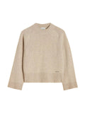 W. Lambswool knit Crew Sand Holzweiler