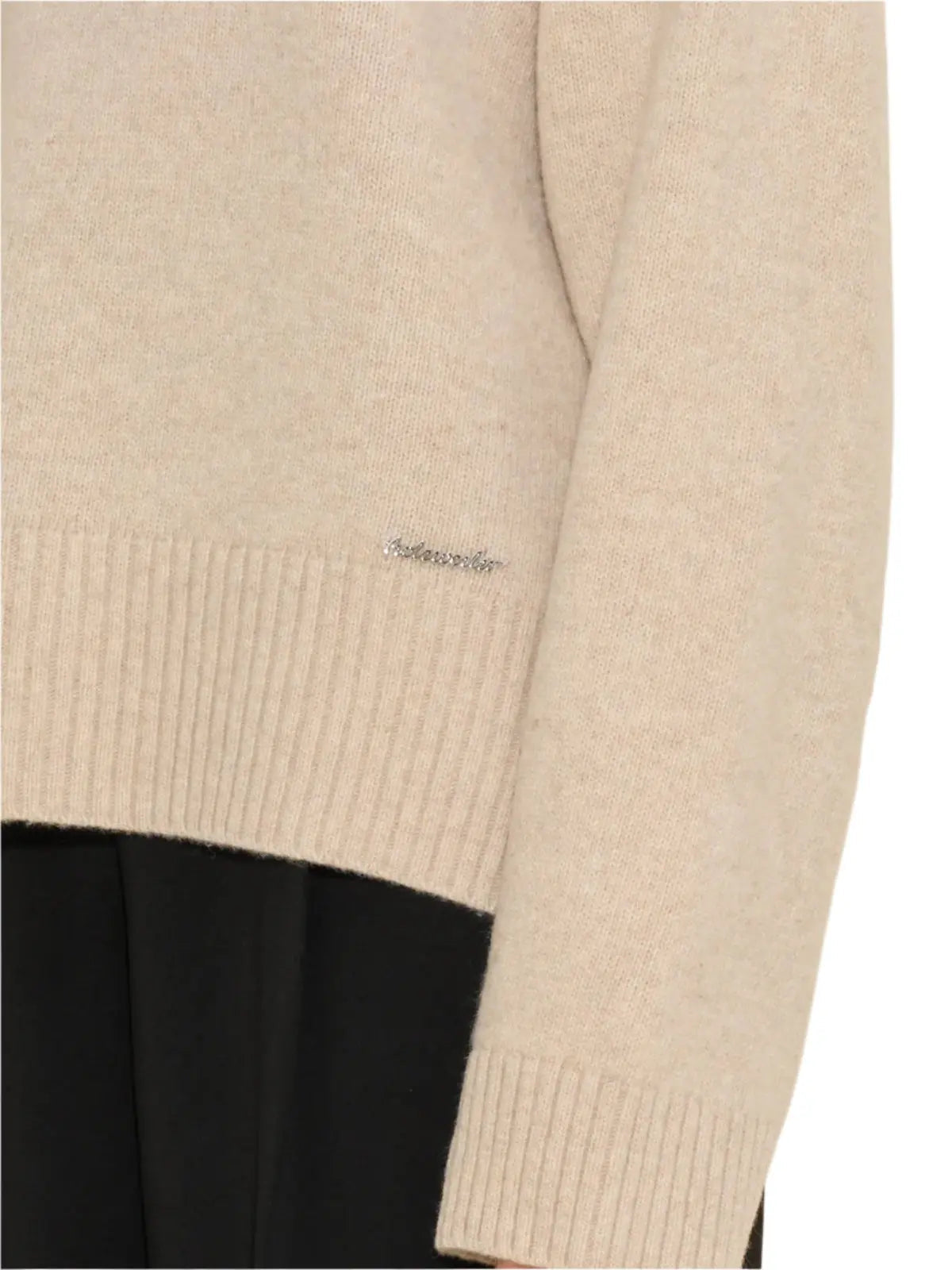 W. Lambswool Knit Turtle Sand Holzweiler