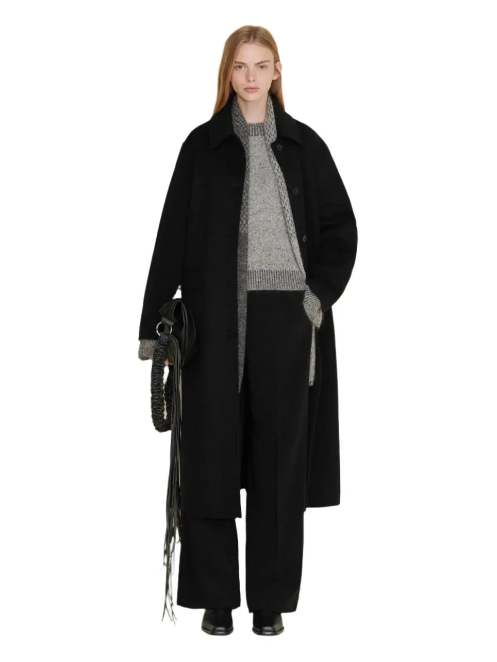 Felsa Wool Coat Black Holzweiler