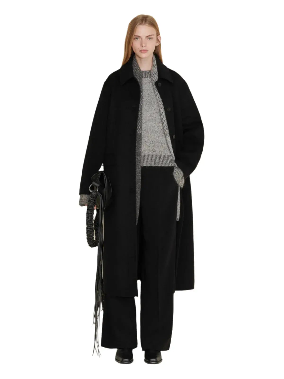 Felsa Wool Coat Black Holzweiler
