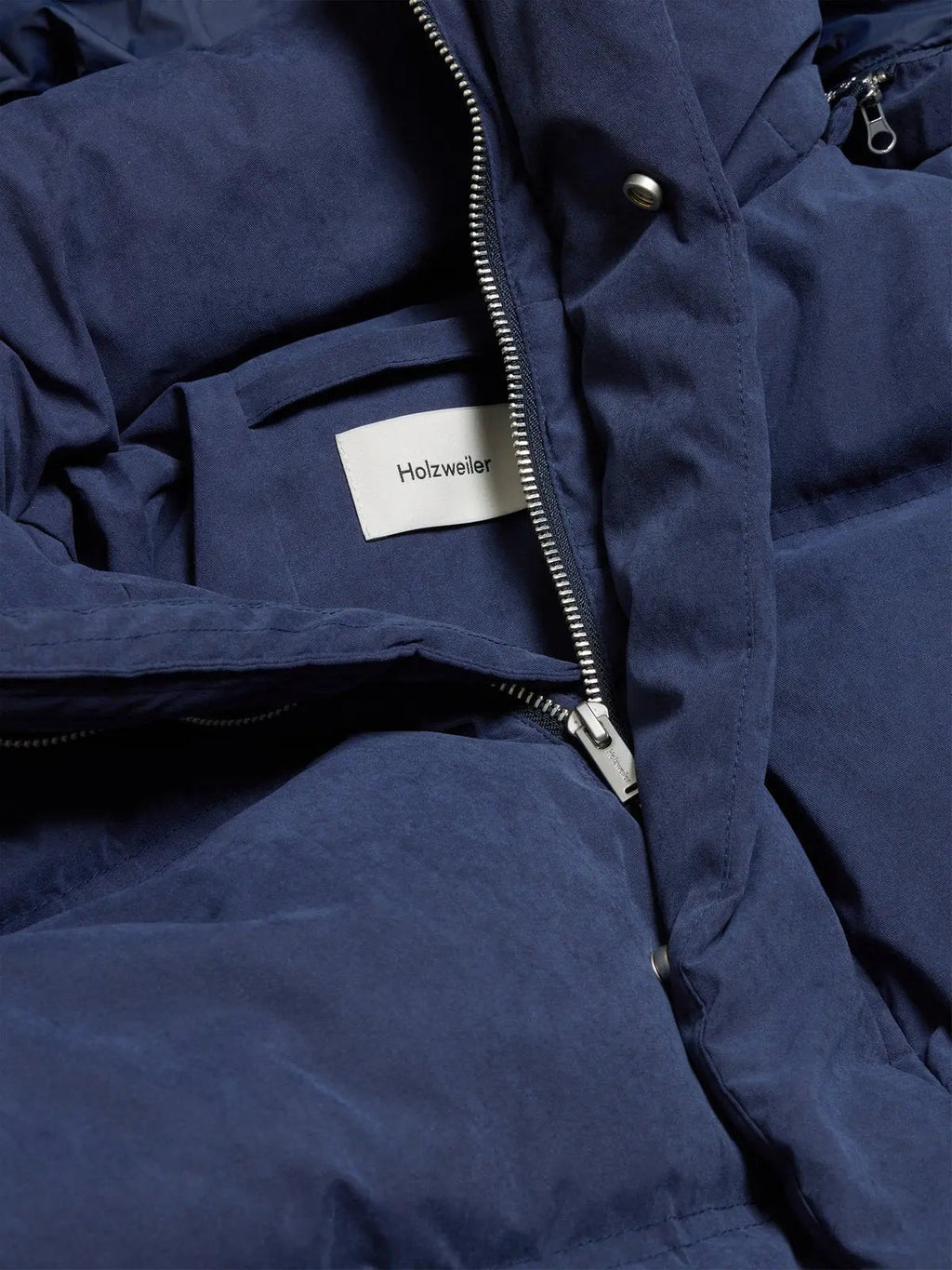 Narvik Brushed Down Jacket Navy Holzweiler