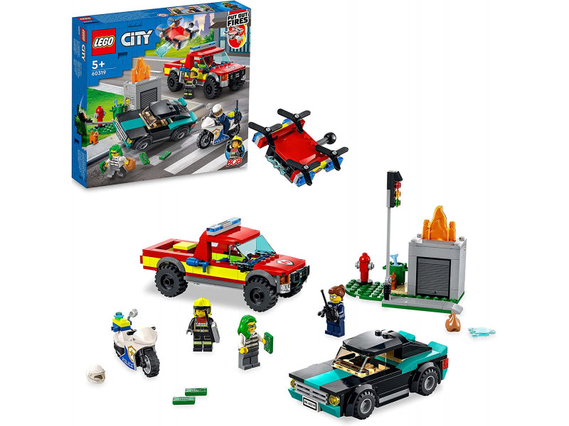 LEGO City - Fire fighting & chase (60319)