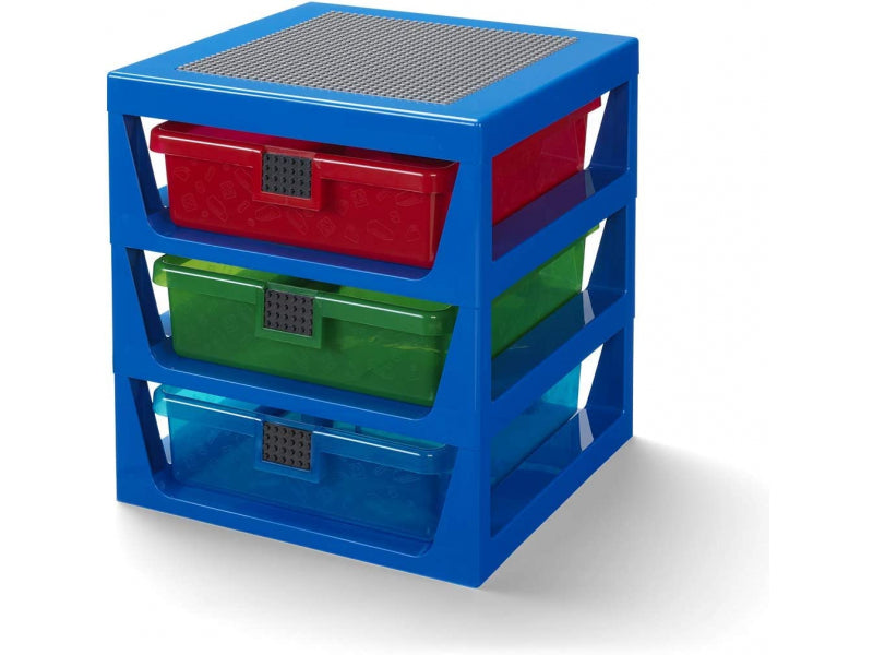 LEGO Iconic 3-Drawer Rack Blue (40950002)