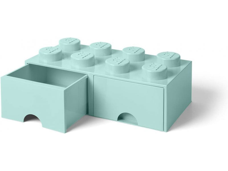 LEGO Storage Brick Schublade 8 AQUABLUE (40061742)