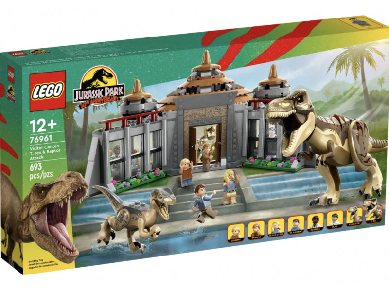 LEGO Jurassic World - T.rex & Raptors Attack on the Visitor Center (76961)