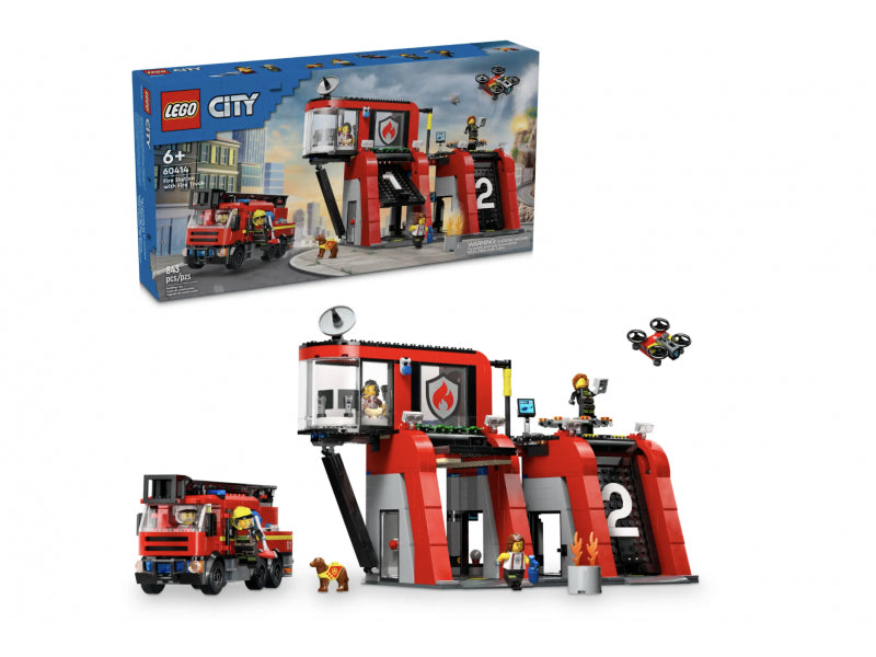 LEGO City - Fire Station with Fire Truck (60414)