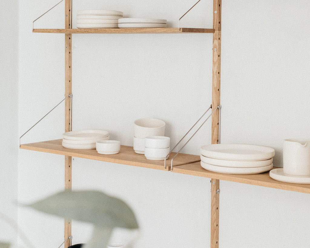 FRAMA - Otto Ceramic Bowls Set of Two | White | Medium Frama