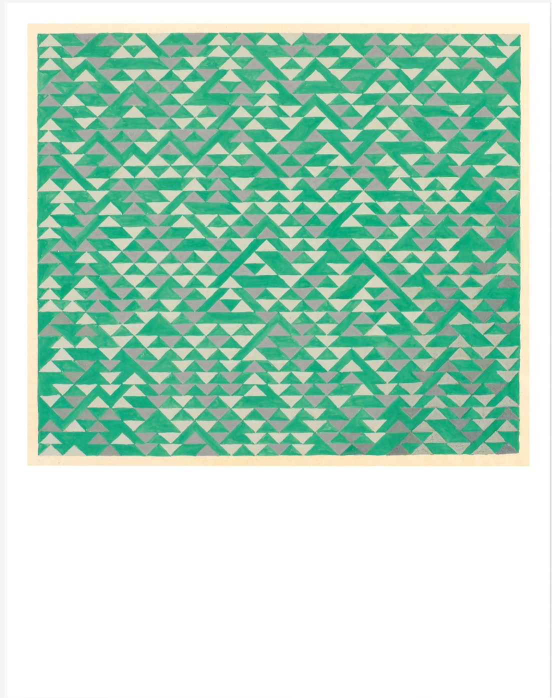 Study for Triadic II Anni Albers
