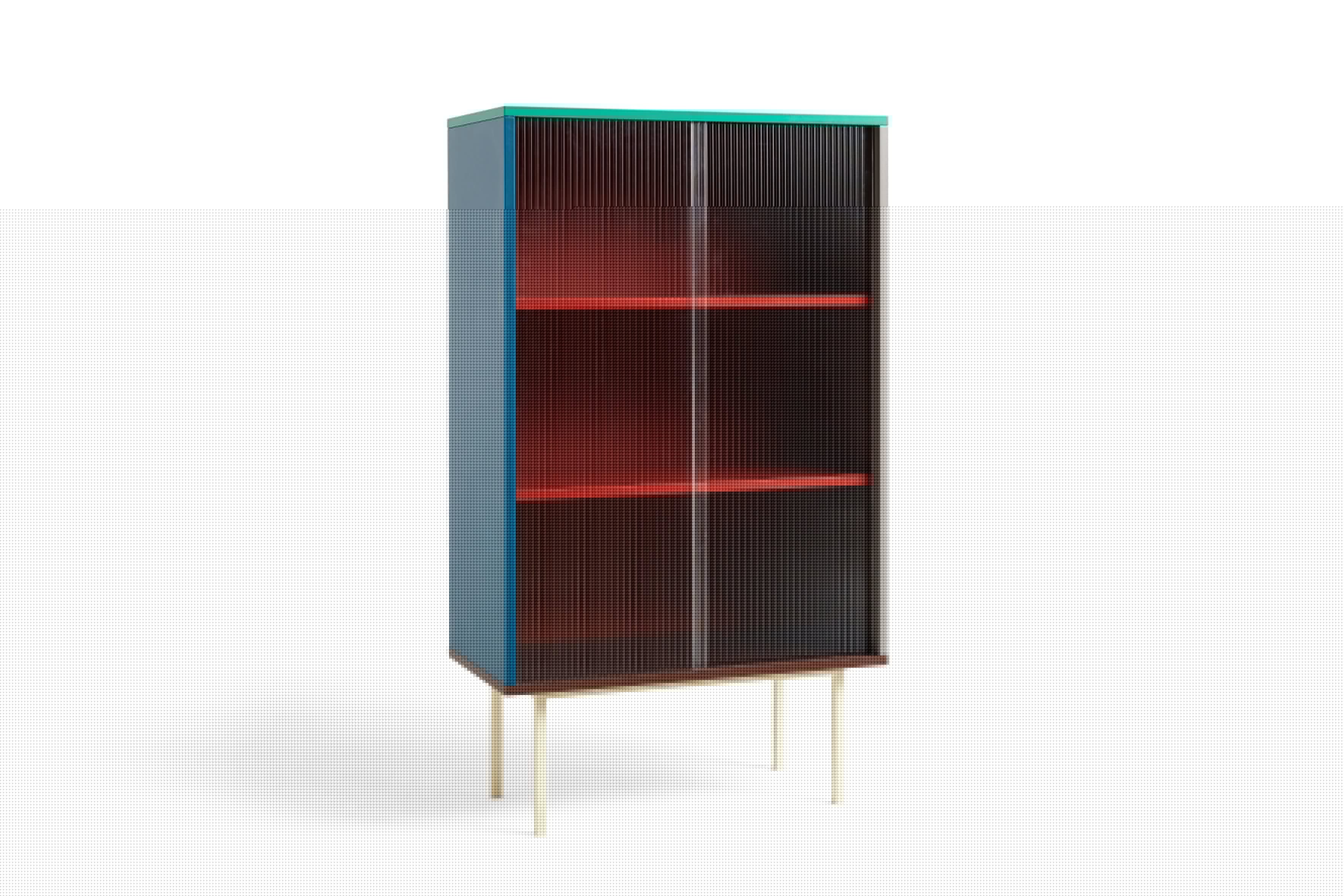 Colour Cabinet Tall HAY