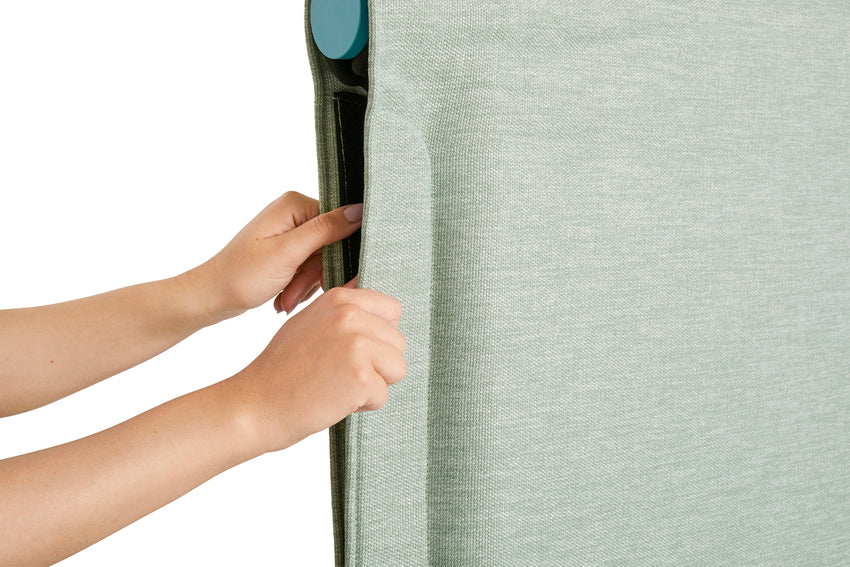 Tamoto Bed Mint Turqouise Powder Coated Steel Frame HAY