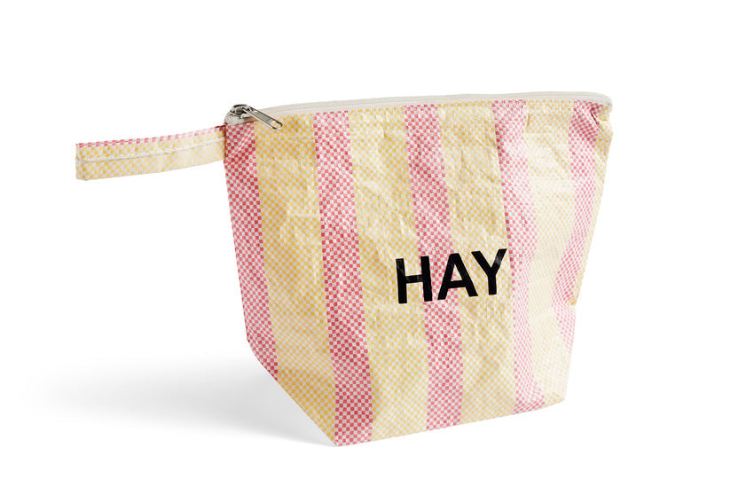Candy Stripe Wash Bag HAY