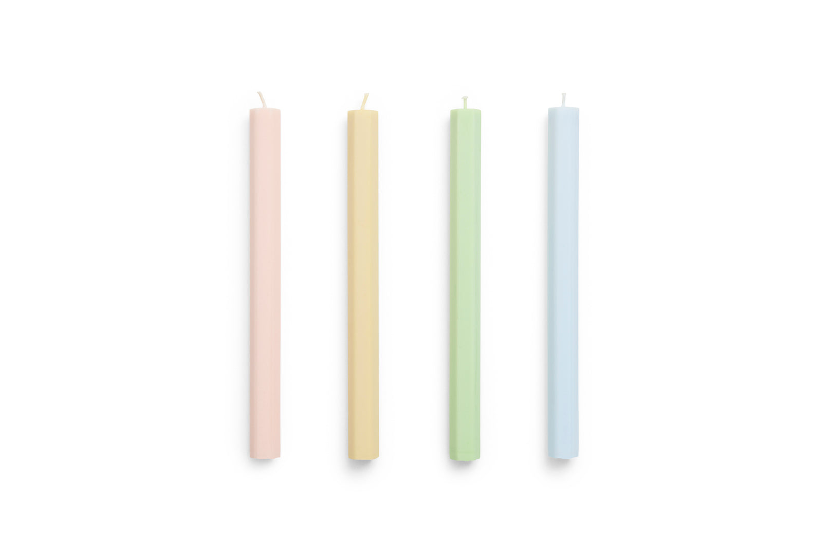 Hexagon Candle Set of 4 HAY