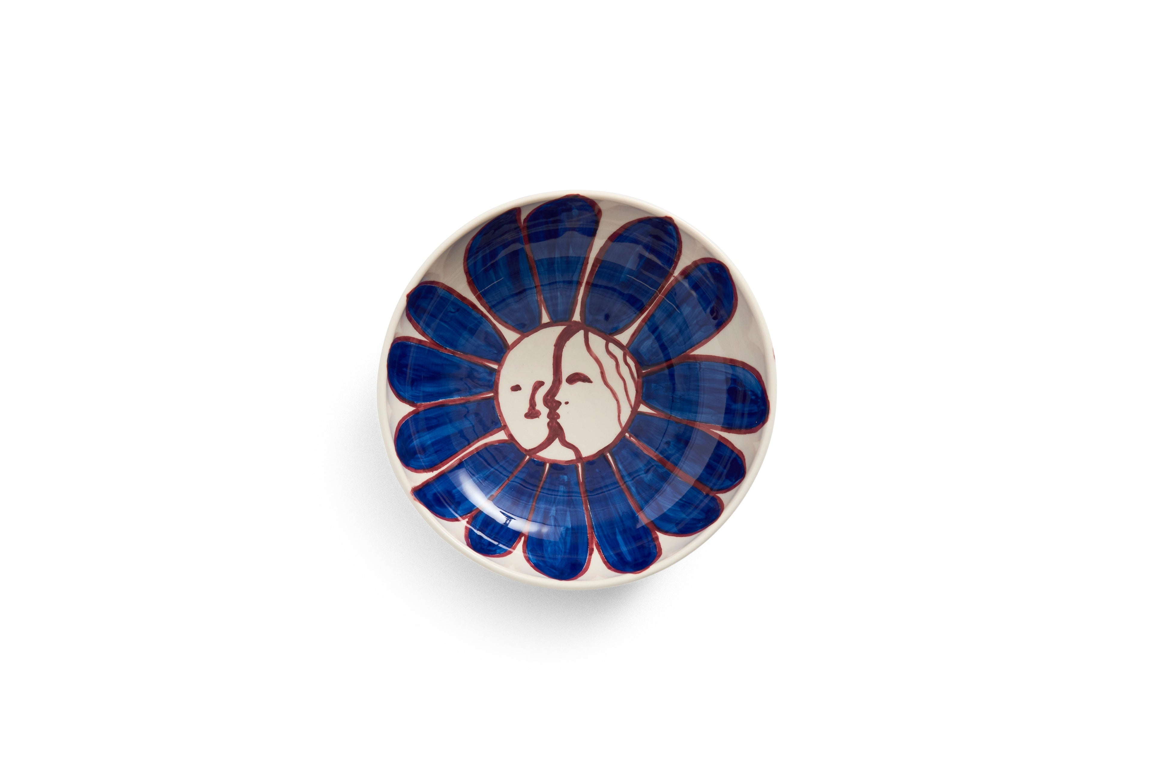 LA PITTURA BOWL-Ø18-DEEP BLUE FLOWER Hay x Emma Kohlmann