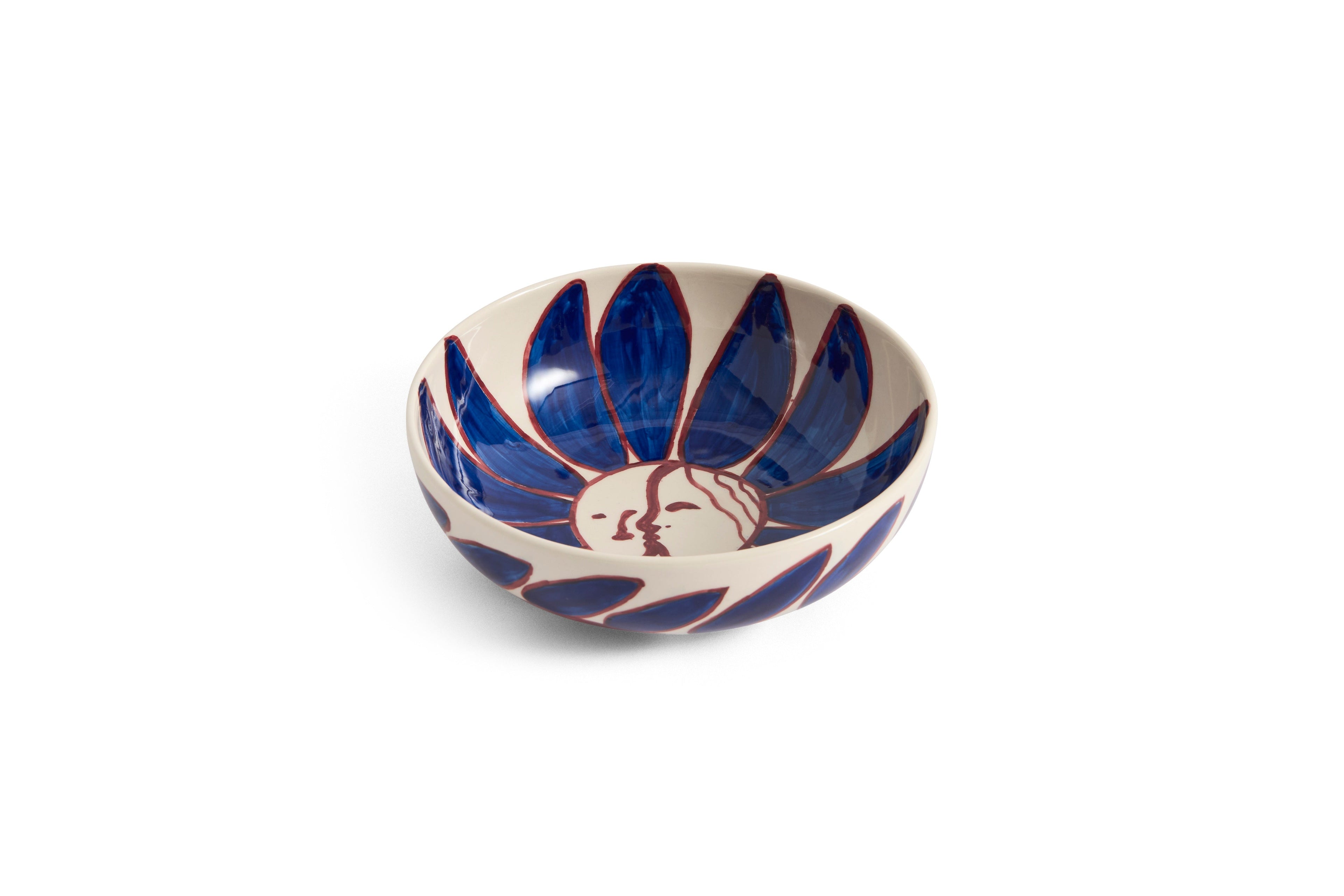 LA PITTURA BOWL-Ø18-DEEP BLUE FLOWER Hay x Emma Kohlmann