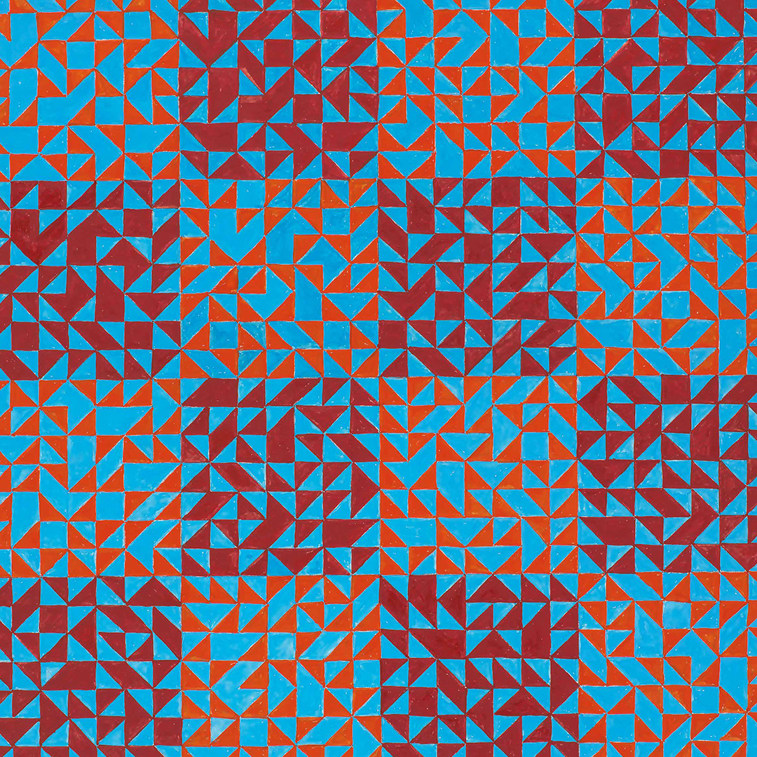 Color Study (Blue and Reds) Anni Albers