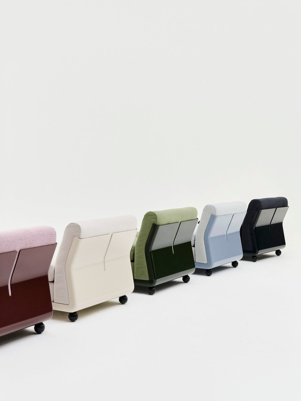 AMANTA  SEATER BURGUNDY RED SHELL-UPHOLSTERY-TURF-BURGUNDY HAY