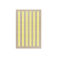 Jute Rug w. yellow stripes Matias Moellenbach