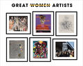 Great Women Artists Portfolio Cecily Brown, Lubaina Himid, Bharti Kher, Catherine Opie, Jenny Saville, and Dana Schutz