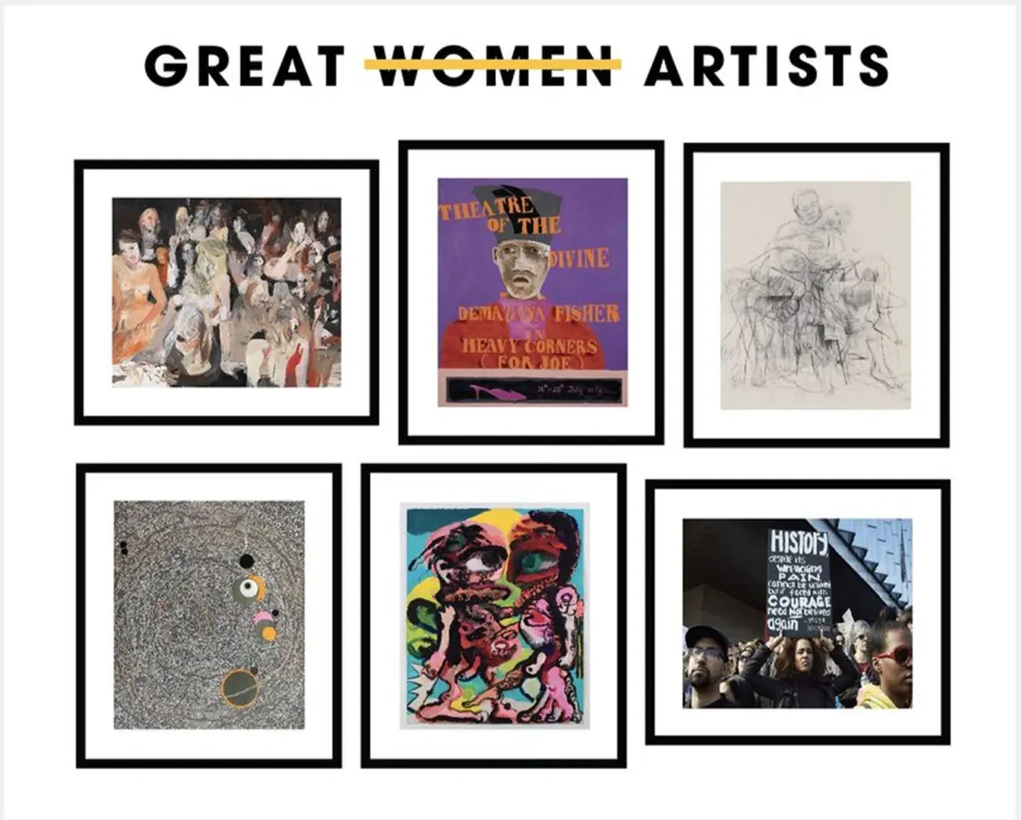 Great Women Artists Portfolio Cecily Brown, Lubaina Himid, Bharti Kher, Catherine Opie, Jenny Saville, and Dana Schutz