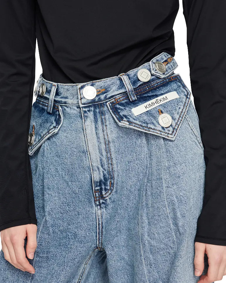 Two Pocket Pants - Sky Blue KIMHEKIM