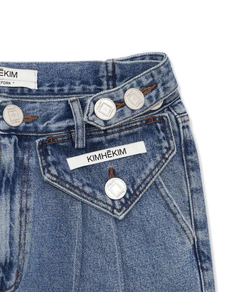 Two Pocket Pants - Sky Blue KIMHEKIM