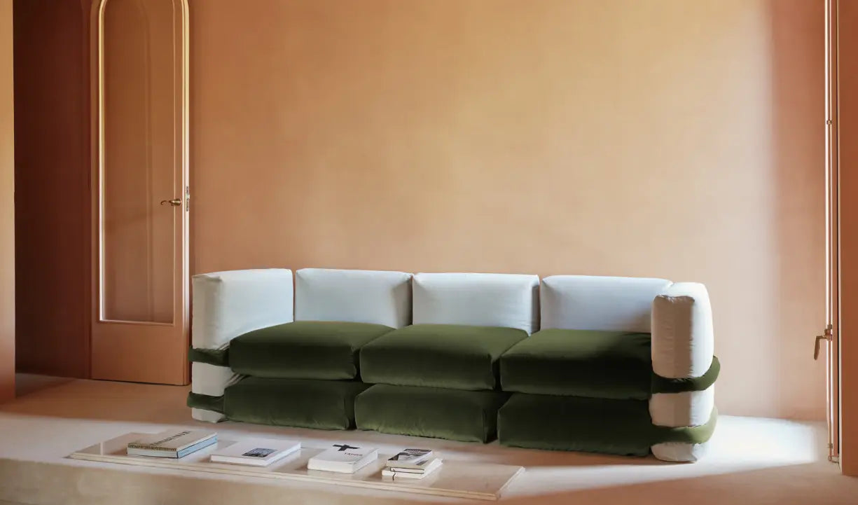 Muller Van Severen - Pillow Sofa in Leather BD Barcelona