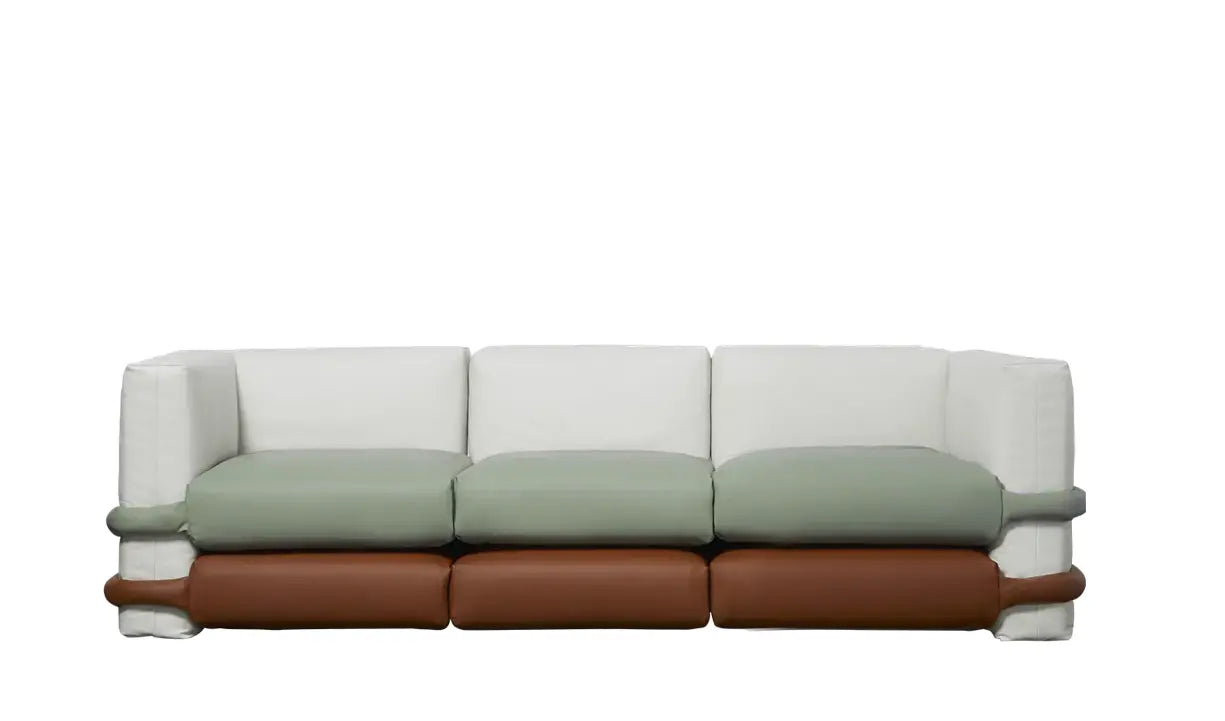 Muller Van Severen - Pillow Sofa in Leather BD Barcelona