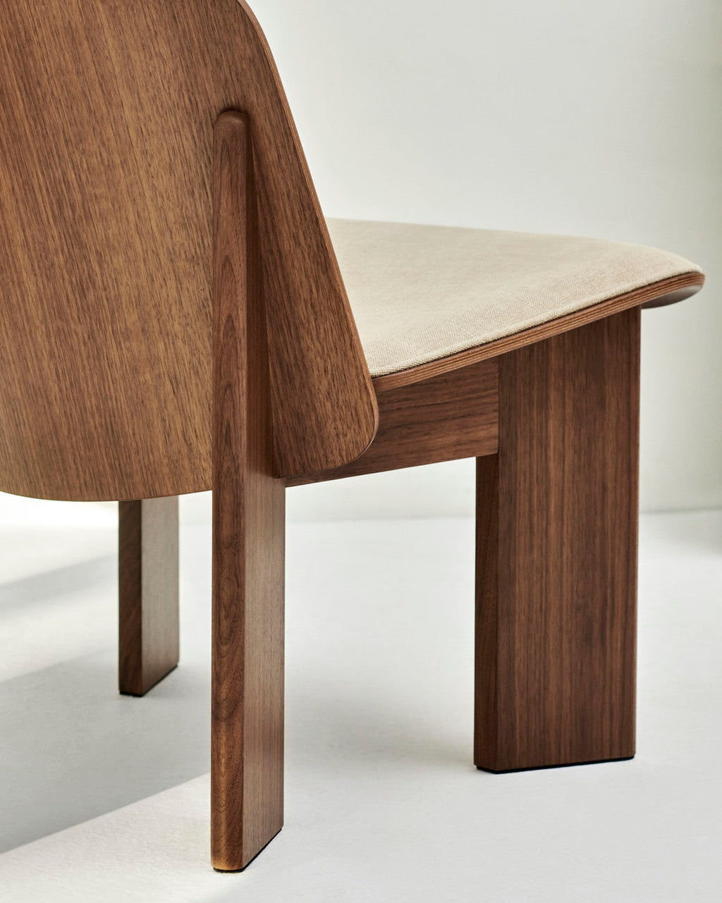 Chisel Lounge Chair with front upholstery HAY