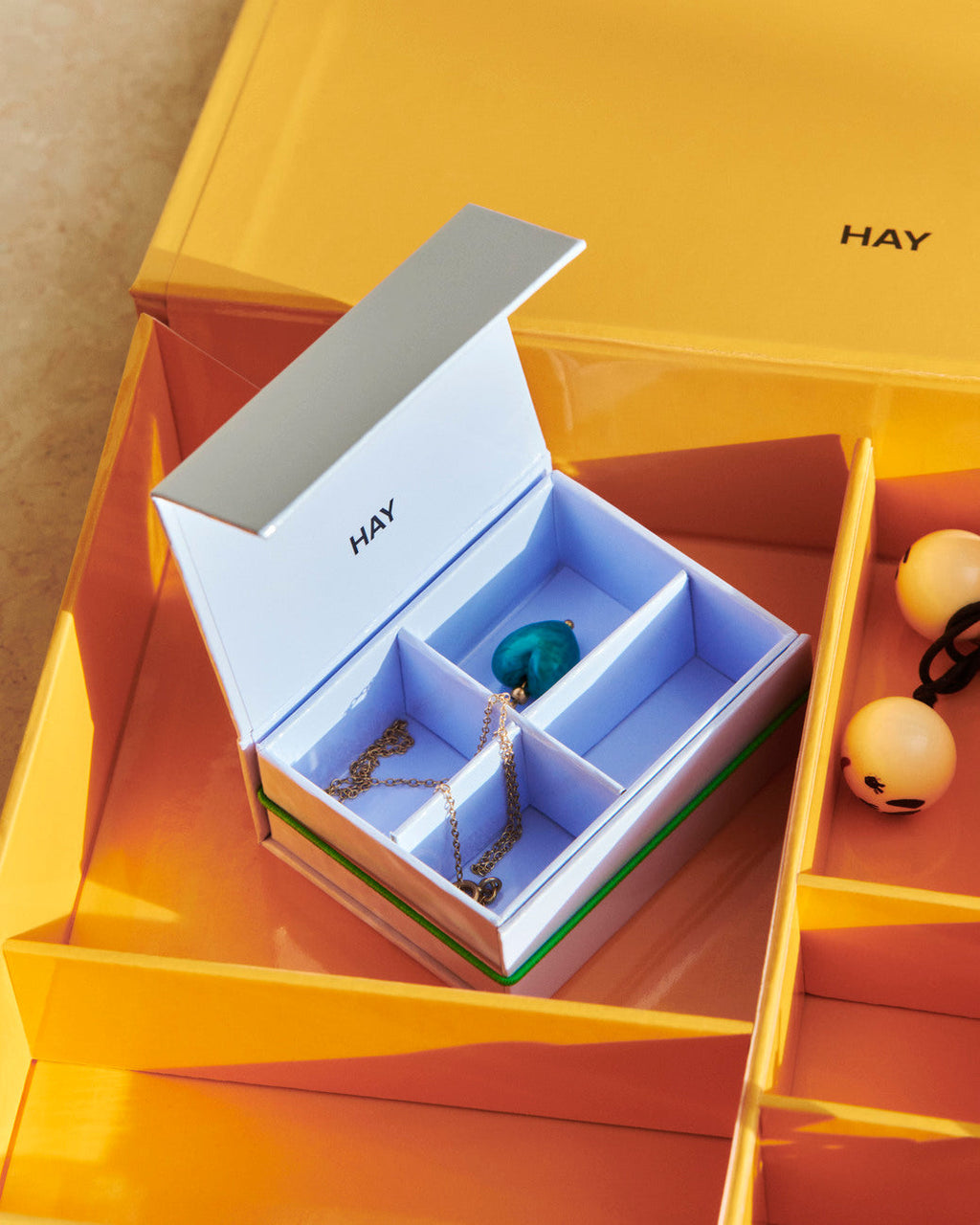 Colour Storage Jewellery Box HAY