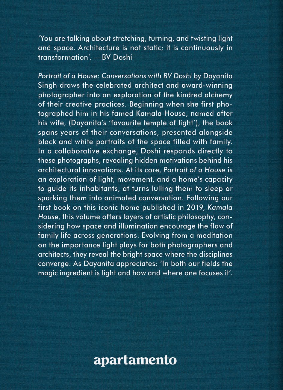 Portrait of a House: Conversations with BV Doshi apartamento