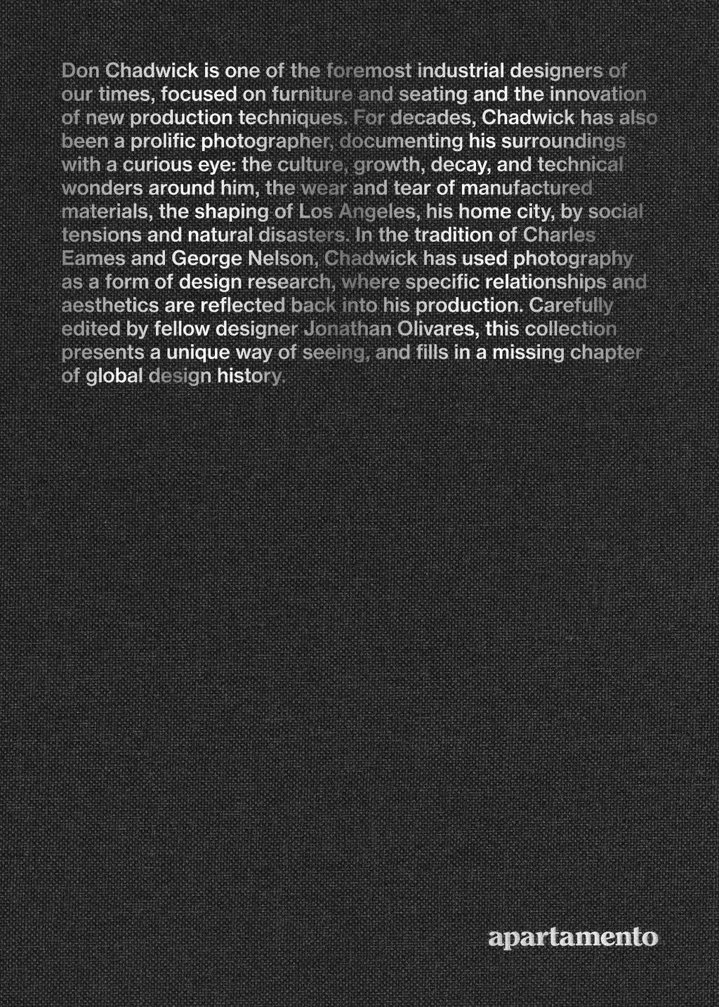 Don Chadwick Photography 1961–2005 apartamento