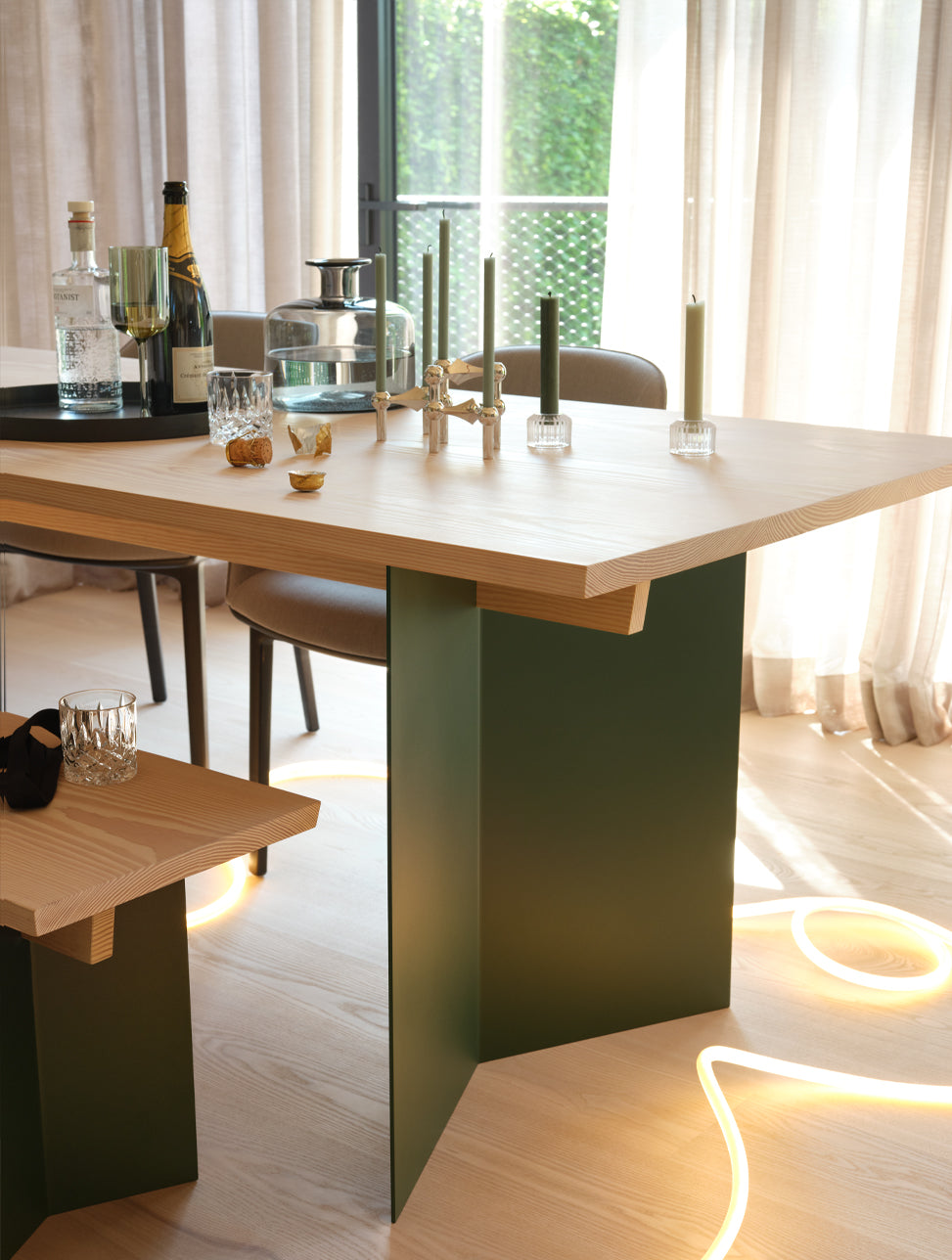 FOLD bench Douglas fir Studio Hausen