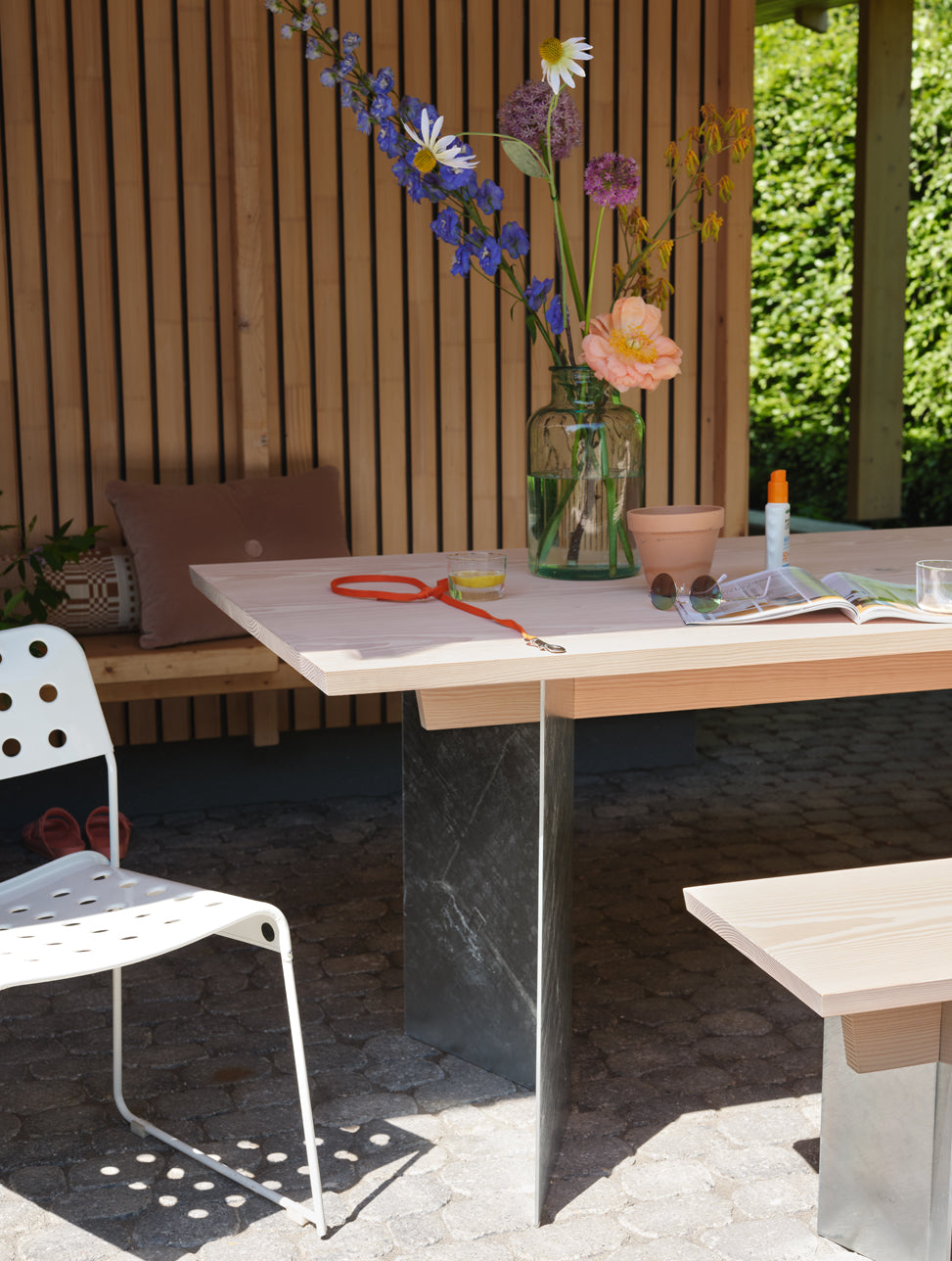 FOLD bench Douglas fir Studio Hausen