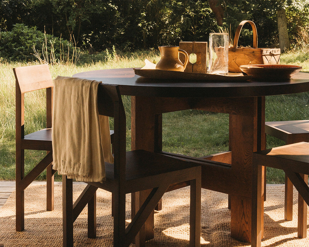 FRAMA - Farmhouse Table Trestles | Dark Oak