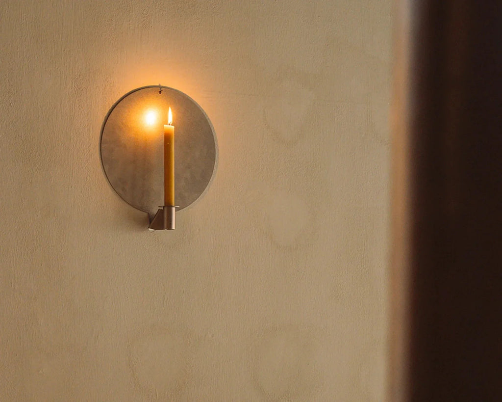 FRAMA - Ornament Candle Holder | Stainless Steel | Round Frama