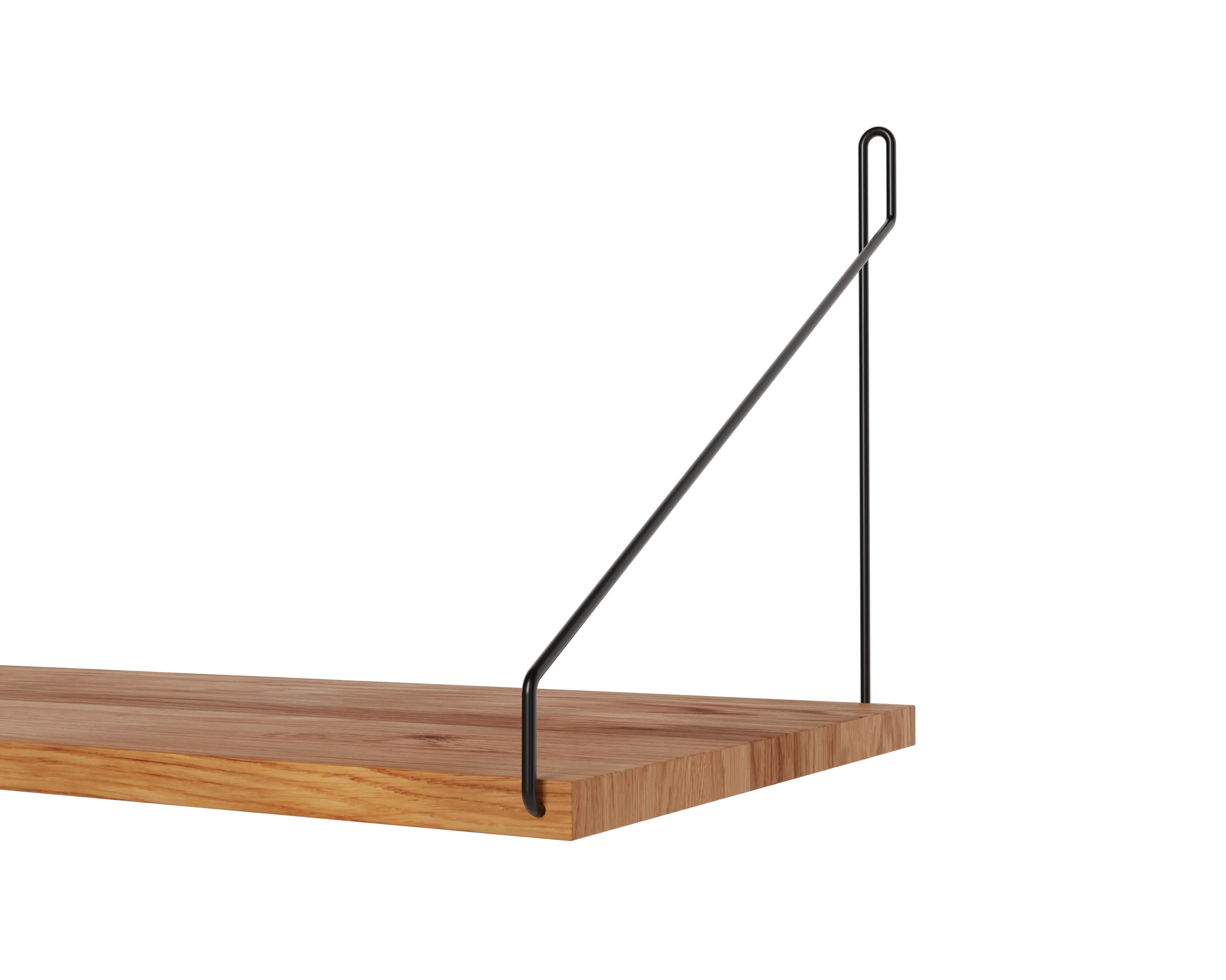 FRAMA - シングルシェルフ | ナチュラルオーク / ブラック | D27 / W80
